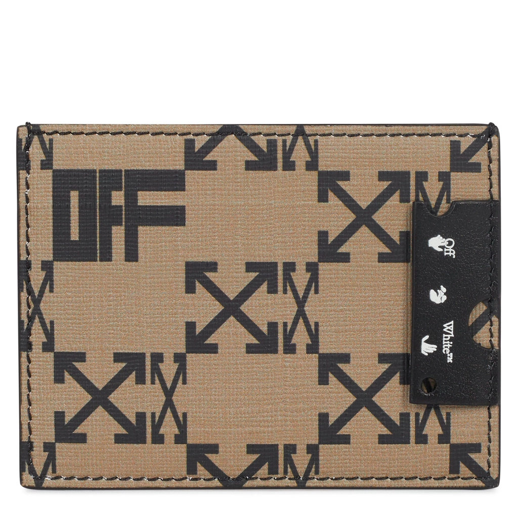 Off White Monogram Cardholder - Camel 6410